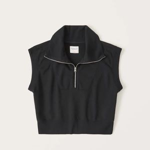 Still available! Abercrombie & Fitch Fleece Half-Zip Vest